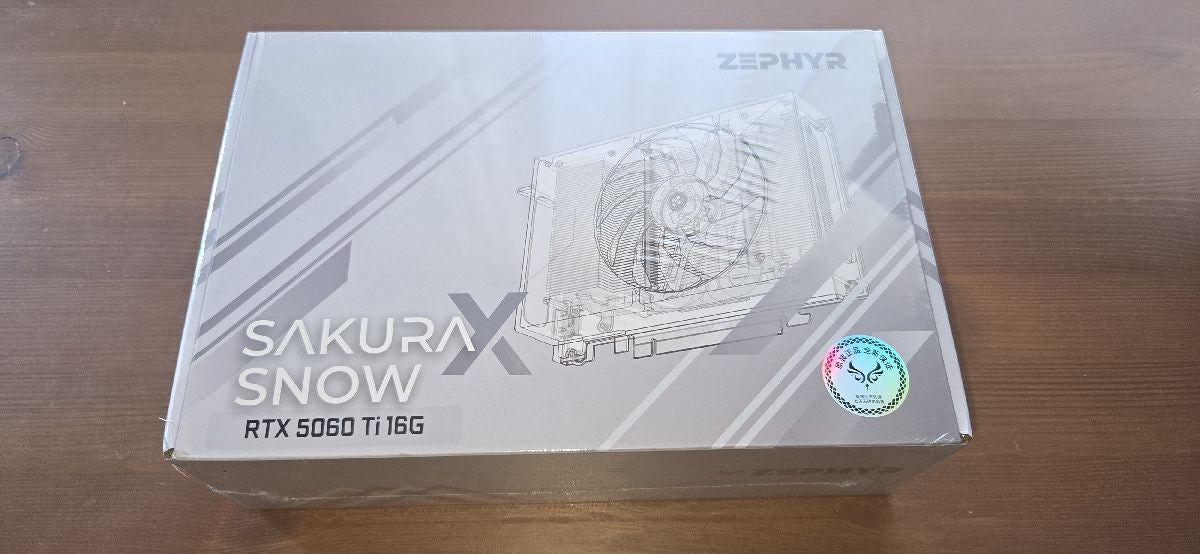 Zephyr Sakura Snow Geforce 5060Ti 16GB